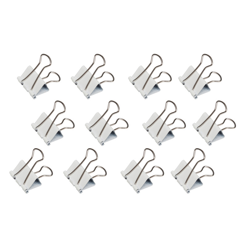 Maul Original Mauly Klemmer 19 mm, Pinces , largeur de serrage 7 mm, 2141902, boîte de 12 pieces, white Maul Original Mauly Klemmer 19 mm, Pinces , largeur de serrage 7 mm, 2141902, boîte de 12 pieces, white