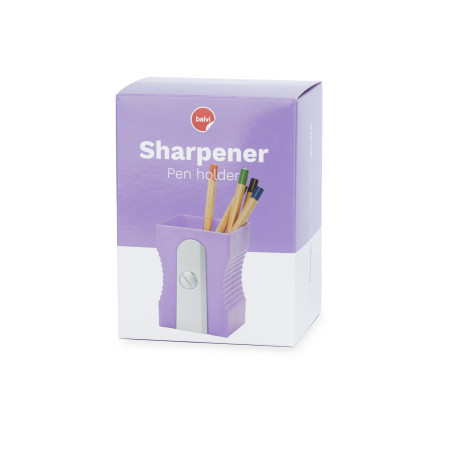 Balvi Pot à Crayons Sharpener Couleur Mauve Gardez Votre Bureau rangé Pot à Crayons Original et amusa