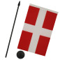 AZ FLAG - Drapeau De Table Savoie 21x14 cm - Petit Drapeau Savoyard De Bureau 100% Polyester Avec Hampe De 25cm Et Socle En Plas AZ FLAG - Drapeau De Table Savoie 21x14 cm - Petit Drapeau Savoyard De Bureau 100% Polyester Avec Hampe De 25cm Et Socle En Plas
