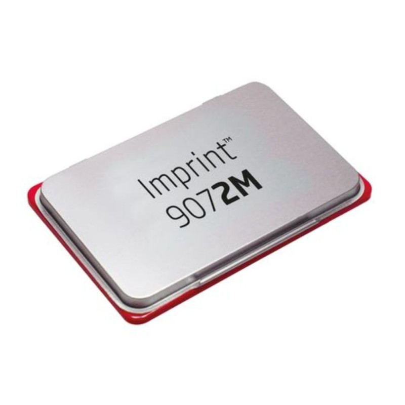 Imprint 9072M Tampon encreur manuel pour les besoins quotidiens à la maison et au bureau - 1 tampon encreur rouge, couvercle en 