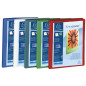 Exacompta - réf. 51989E - Carton de 5 classeurs PP souple personnalisables 1 poche - 4 anneaux ronds diamètre 15 mm - Dimensions Exacompta - réf. 51989E - Carton de 5 classeurs PP souple personnalisables 1 poche - 4 anneaux ronds diamètre 15 mm - Dimensions