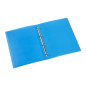 Viquel - Classeur souple a4 personnalisable - 4 anneaux - Dos 2.5cm - Bleu translucide Viquel - Classeur souple a4 personnalisable - 4 anneaux - Dos 2.5cm - Bleu translucide