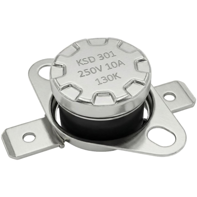 Lumonic Interrupteur thermique 130°C Contact NO 250V 10A Interrupteur de température thermostat KSD301 Bimétal Protection thermi Lumonic Interrupteur thermique 130°C Contact NO 250V 10A Interrupteur de température thermostat KSD301 Bimétal Protection thermi