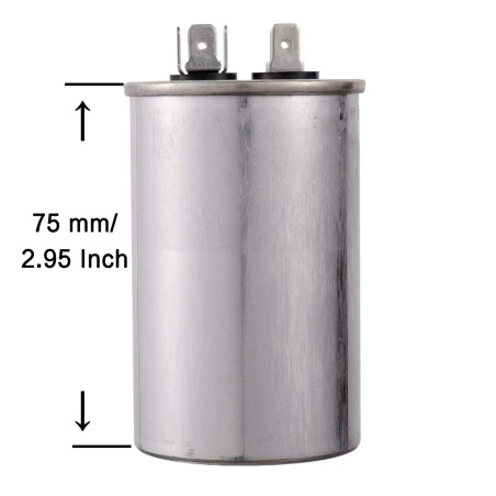 BOJACK 25uf 370 450 V AC CBB65 Condensateur rond de démarrage moteur et ventilateur 25 MFD 10000 AFC