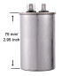 BOJACK 25uf 370 450 V AC CBB65 Condensateur rond de démarrage moteur et ventilateur 25 MFD 10000 AFC BOJACK 25uf 370 450 V AC CBB65 Condensateur rond de démarrage moteur et ventilateur 25 MFD 10000 AFC