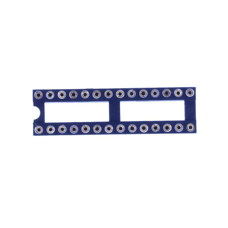 HUABAN 5 pièce DIP-28 DIP28 Type de soudure d'adaptateur de prise d'essai d'IC de largeur 10mm de lancement de broche ronde 2.54