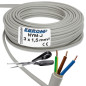 EBROM Câble gainé NYM-J 3 x 1,5 mm² - Câble d'installation pour pièces humides - Gris - Grand choix de longueurs par incréments EBROM Câble gainé NYM-J 3 x 1,5 mm² - Câble d'installation pour pièces humides - Gris - Grand choix de longueurs par incréments