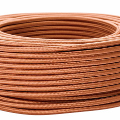 Câble d’alimentation textile - gaine extérieure en plastique - 5 m - 3 fils - 3 x 0,75 mm² - Avec conducteur de terre - Accessoi