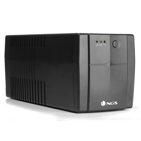 NGS FORTRESS1500V2 - Onduleur Hors Ligne SAI, Off Line UPS 1200 VA, Tension de Sortie Constante 720W pour 4 Prises Schuko