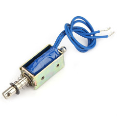 DC 24V Électroaimant Solénoïde 300mA Push-Pull Électro-aimant Tirer l'électroaimant Contrôle d'automatisation 5N Gamme Rétractab