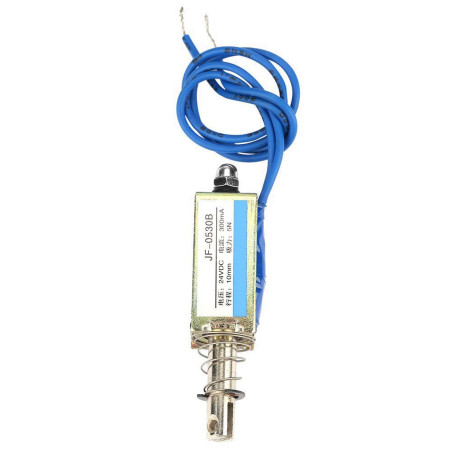 DC 24V Électroaimant Solénoïde 300mA Push-Pull Électro-aimant Tirer l'électroaimant Contrôle d'automatisation 5N Gamme Rétractab