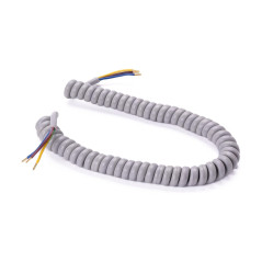 ORION LIGHTSTYLE Câble spiralé à 3 fils - Rallonge électrique - Câble d'éclairage - Gris