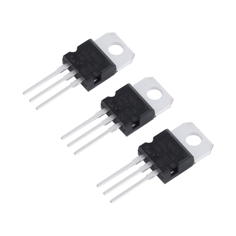 Puce IC stabilisatrice de tension, vente en gros 10 pcs/Lot L7805 LM7805 7805 régulateur de tension + 5 V 1.5A nouveau Puce IC stabilisatrice de tension, vente en gros 10 pcs/Lot L7805 LM7805 7805 régulateur de tension + 5 V 1.5A nouveau