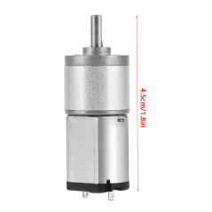 Moteur à engrenages électrique 6V/12V 16GA030 10mm Arbre Moteur pour Serrure Électronique Voiture (12V 30RPM)