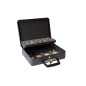 ARREGUI Cashier Clip C9244H-EUR Caisse à monnaie et billets à clé pour transporter l'argent | Caisse en acier monnayeur et compa ARREGUI Cashier Clip C9244H-EUR Caisse à monnaie et billets à clé pour transporter l'argent | Caisse en acier monnayeur et compa