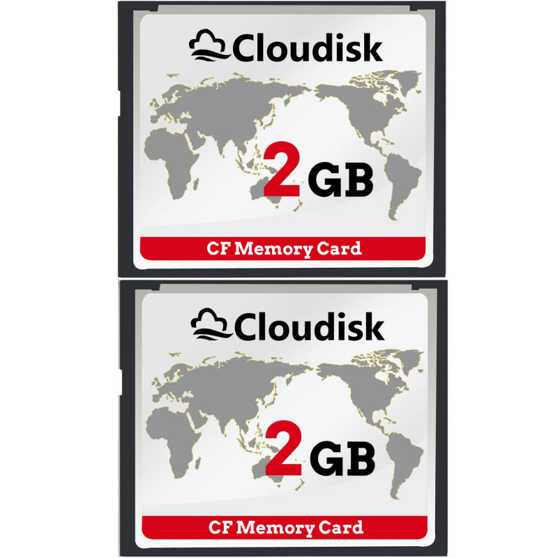 Cloudisk CompactFlash CF 2.0 pour Appareil Photo Reflex numérique, Appareil Photo numérique Vintage et équipement Industriel (2G Cloudisk CompactFlash CF 2.0 pour Appareil Photo Reflex numérique, Appareil Photo numérique Vintage et équipement Industriel (2G