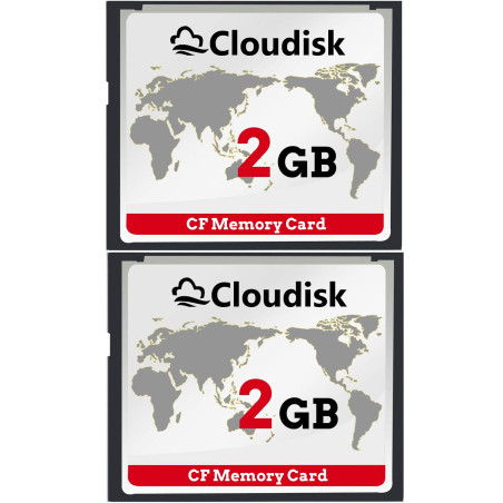 Cloudisk CompactFlash CF 2.0 pour Appareil Photo Reflex numérique, Appareil Photo numérique Vintage et équipement Industriel (2G