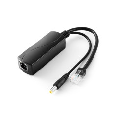 Revotech Gigabit Splitter PoE 12V 1A Sortie, IEEE 802.3af Norme 10,100,1000Mbps Adaptateur répartiteur d'alimentation sur Ethern