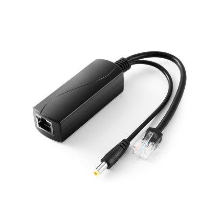 Revotech Gigabit Splitter PoE 12V 1A Sortie, IEEE 802.3af Norme 10,100,1000Mbps Adaptateur répartiteur d'alimentation sur Ethern