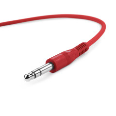 Adam Hall Cables 3 STAR BVV 0090 SET - Jeu de 6 câbles patch 6,3 mm Jack Stereo 0,90 m