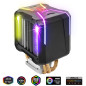 EMPIRE GAMING – Guardian V201 Ventirad de Processeur PC Gamer -Ventilateur RGB SYNC Adressable -Refroidisseur Aluminium 4 Calodu