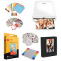 KODAK Step Imprimante photo instantanée avec technologie Zink Zero Ink (Blanc) Pack cadeau, 2 x 3 KODAK Step Imprimante photo instantanée avec technologie Zink Zero Ink (Blanc) Pack cadeau, 2 x 3