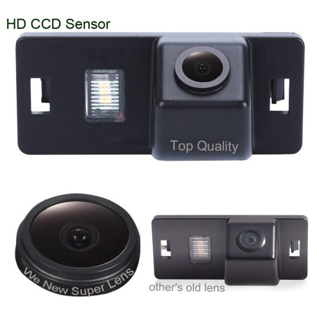 Navinio Caméra De Recul Couleur Vision Nocturne Voiture Camion Replacement for Audi A1/Q3/A4L/TT/TTS/A5/Q5/A7/R8/A6/RS5/S6/S7 Pa