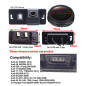 Navinio Caméra De Recul Couleur Vision Nocturne Voiture Camion Replacement for Audi A1/Q3/A4L/TT/TTS/A5/Q5/A7/R8/A6/RS5/S6/S7 Pa Navinio Caméra De Recul Couleur Vision Nocturne Voiture Camion Replacement for Audi A1/Q3/A4L/TT/TTS/A5/Q5/A7/R8/A6/RS5/S6/S7 Pa