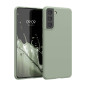 kwmobile Housse Compatible avec Samsung Galaxy S21 Coque - Housse de téléphone Protection Souple en Silicone - Vert Gris kwmobile Housse Compatible avec Samsung Galaxy S21 Coque - Housse de téléphone Protection Souple en Silicone - Vert Gris
