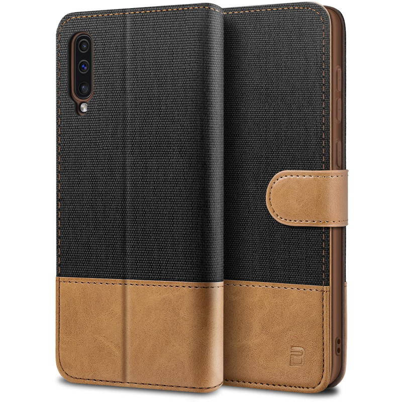 BEZ Coque pour Samsung A50/ A30s, Étui en Cuir de Protection, Portefeuille en Polyuréthane, Crochet, Pochette pour Monnaie, Ferm BEZ Coque pour Samsung A50/ A30s, Étui en Cuir de Protection, Portefeuille en Polyuréthane, Crochet, Pochette pour Monnaie, Ferm