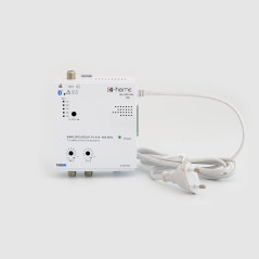 D-Home - Amplificateur TV TNT Intérieur 2 Sorties 32dB Connecté Filtré 4G-5G - Fonctionne avec App Mobile TV Finder pour Trouver