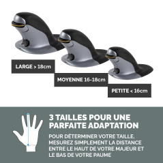 Fellowes Souris sans Fil Penguin, Format S