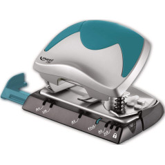 Maped - Perforateur 2 Trous Ergologic - Perfore 15 à 20 Feuilles Simultanément - Avec Système de Calage Optimisé sur les Anneaux