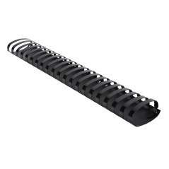 Exacompta - Réf. 75901E - Boîte de 50 reliures spirales en PVC noir 45 mm - permet de relier 300 à 410 feuilles de 80 g format A