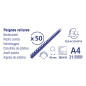 Exacompta - Réf. 75901E - Boîte de 50 reliures spirales en PVC noir 45 mm - permet de relier 300 à 410 feuilles de 80 g format A Exacompta - Réf. 75901E - Boîte de 50 reliures spirales en PVC noir 45 mm - permet de relier 300 à 410 feuilles de 80 g format A