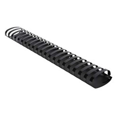 Exacompta - Réf. 75901E - Boîte de 50 reliures spirales en PVC noir 45 mm - permet de relier 300 à 410 feuilles de 80 g format A
