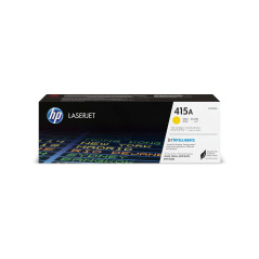 HP 415A W2032A Toner Jaune Authentique pour HP LaserJet Pro M454 / M479