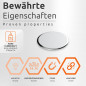 ECENCE Aimants en néodyme 10 Aimants frigo circulaires adhésifs - 22x1mm - Revêtement haut de gamme NiCuNi, Aimant puissant auto ECENCE Aimants en néodyme 10 Aimants frigo circulaires adhésifs - 22x1mm - Revêtement haut de gamme NiCuNi, Aimant puissant auto