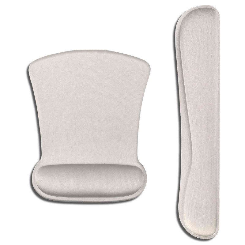AOKSUNOVA Tapis de Souris Ergonomique avec Repose-Poignet et Clavier Gris AOKSUNOVA Tapis de Souris Ergonomique avec Repose-Poignet et Clavier Gris