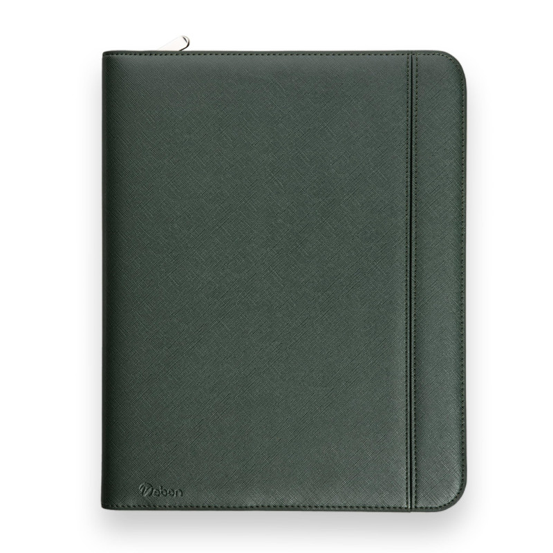 Vebon® Porte-Documents A4 Grand Rome I Double Fermeture éclair + Pince I Porte-Documents de conférence + Sacoche pour Ordinateur Vebon® Porte-Documents A4 Grand Rome I Double Fermeture éclair + Pince I Porte-Documents de conférence + Sacoche pour Ordinateur