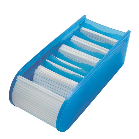Wedo - 2508003 - Trieur de cartes A8 - bleu