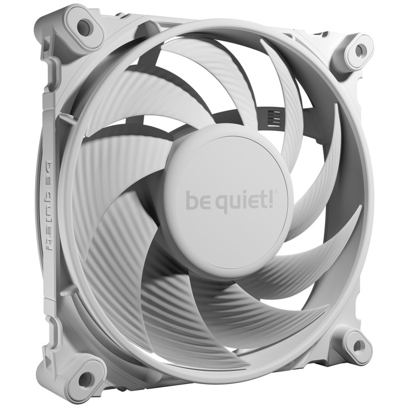 be quiet! Silent Wings 4 120mm PWM White ventilateur, pales optimisées, une performance extraordinairement élevée, une pression be quiet! Silent Wings 4 120mm PWM White ventilateur, pales optimisées, une performance extraordinairement élevée, une pression