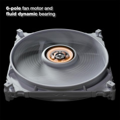 be quiet! Silent Wings 4 140mm PWM high-speed White ventilateur, pales optimisées, une performance extraordinairement élevée, un