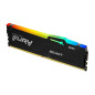 Kingston FURY Beast Noir RGB 16Go 6400MT/s DDR5 CL32 DIMM Mémoire pour PC de Gamer Module Simple AMD EXPO/ Intel XMP - KF564C32B Kingston FURY Beast Noir RGB 16Go 6400MT/s DDR5 CL32 DIMM Mémoire pour PC de Gamer Module Simple AMD EXPO/ Intel XMP - KF564C32B