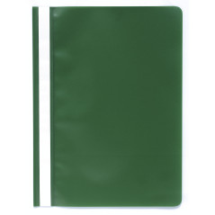 Exacompta - Réf. 449215B - Paquet de 25 chemises de présentation à lamelles - couverture en PP qualité standard - étiquette sur