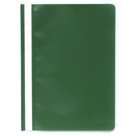 Exacompta - Réf. 449215B - Paquet de 25 chemises de présentation à lamelles - couverture en PP qualité standard - étiquette sur