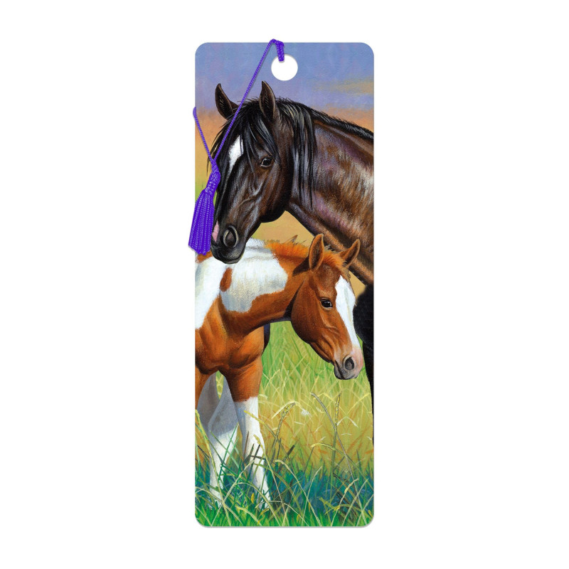 3D LiveLife Marque-page - Jument et Poulain de Deluxebase. Marque page Cheval avec illustrations 3D lenticulaires sous licence d 3D LiveLife Marque-page - Jument et Poulain de Deluxebase. Marque page Cheval avec illustrations 3D lenticulaires sous licence d