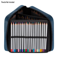 WINSHEA Trousse 120 Fentes Oxford Grande Capacité Porte-Crayon Portable Sac de Rangement Crayons de Couleur Organisés Une Boîte 