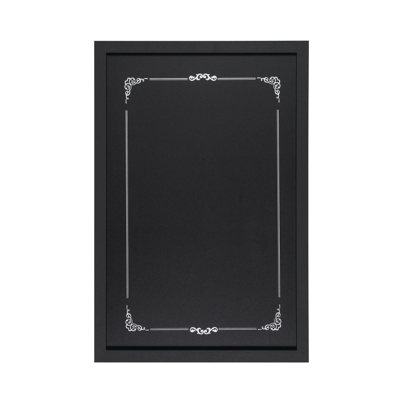 Bi-Office - Tableau Noir pour Craie décoratif, 60 x 40 cm, Cadre noir Bi-Office - Tableau Noir pour Craie décoratif, 60 x 40 cm, Cadre noir