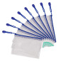 Tarifold Fr 509061- Lot de 8 Pochettes Plastique Format A6 Zip, Fermeture éclair Document Chemises transparentes Dossier pour Bu Tarifold Fr 509061- Lot de 8 Pochettes Plastique Format A6 Zip, Fermeture éclair Document Chemises transparentes Dossier pour Bu